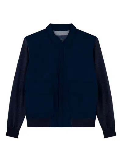 Paul & Shark Patch-pocket Jacket In Blue