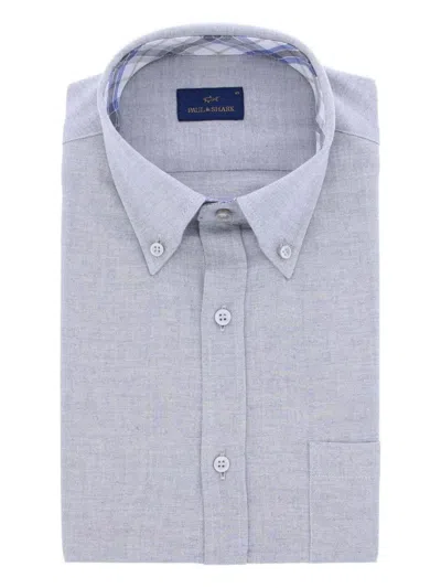 Paul & Shark Patch-pocket Shirt In Blue