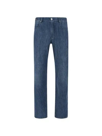 Paul & Shark Patch-pocket Jeans In Blue