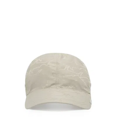 Paul & Shark Patterned Hat In Neutral
