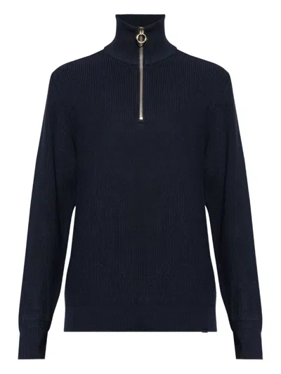 Paul & Shark Paul Shark Black Cotton Sweater