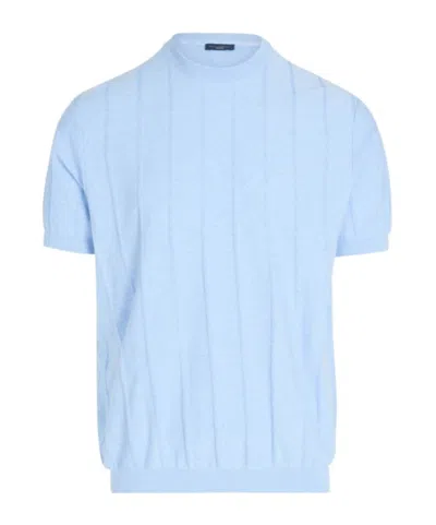 Paul & Shark Paul &amp; Shark Linen Fresco Cotton T Shirt In Blue