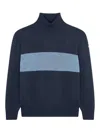 Paul & Shark Virgin Wool Sweater In Blue