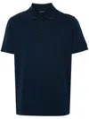 Paul & Shark Piqué-weave Polo Shirt In Blau