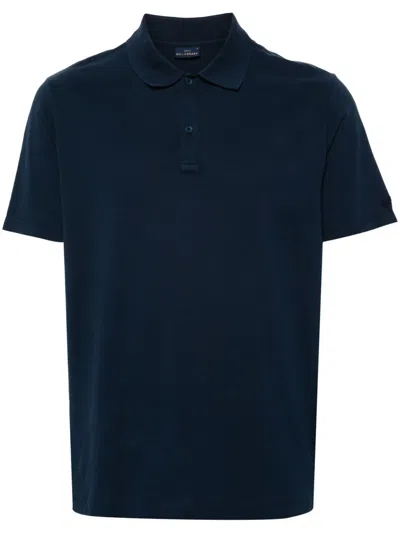 Paul & Shark Piqué-weave Polo Shirt In Blau