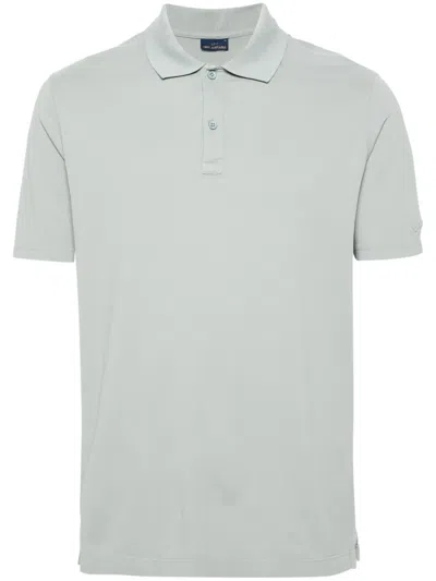 Paul & Shark Piqué-weave Polo Shirt In Blue