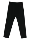 Paul & Shark Pleated Elastic-waist Trousers In Black