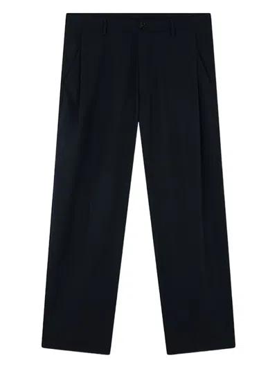 Paul & Shark Pleated Trousers In Black