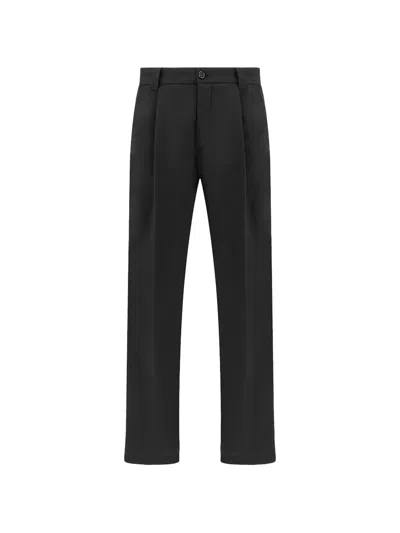 Paul & Shark Pleated Trousers In Black