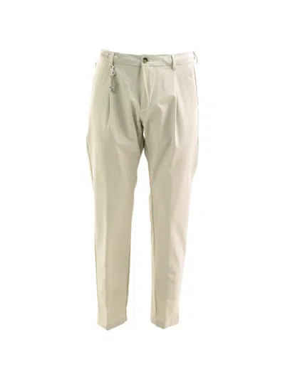 Paul & Shark Pleated Trousers In Neutral