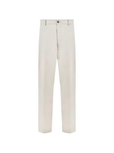 Paul & Shark Pleated Wide-leg Trousers In Neutral