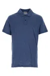 Paul & Shark Blue Short Sleeve Solid Polo In Blue