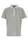 Paul & Shark Grey Short Sleeve Solid Polo In Gray