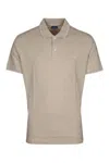 Paul & Shark Light Brown Short Sleeves Logo Polo In Neutral
