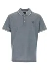 Paul & Shark Logo Details Polo Shirt In Gray