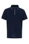 Paul & Shark Blue Short Sleeve Logo Polo In Blue