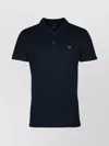 Paul & Shark Polo Collared Shirt Short Sleeves In Blue