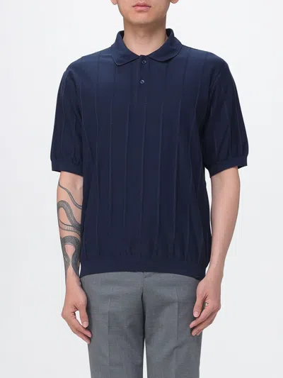 Paul & Shark Short-sleeve Polo Shirt In Blue