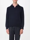 Paul & Shark Long-sleeved Lapel Sweater In Black