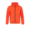 Paul & Shark Lightweight Jacket In Orange Technique Fabric  In Orange