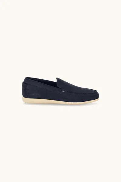 Paul & Shark Portofino Suede Loafers In Multi