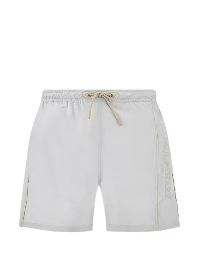 Paul & Shark Portofino Swim Shorts In White