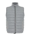 Paul & Shark Quilted Vest In Gray