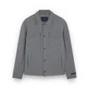 Paul & Shark Quilted Wool And Cashmere Shacket In Gray