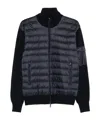 Paul & Shark Wool Sleeve Quilted Jacket Clothing In Blue