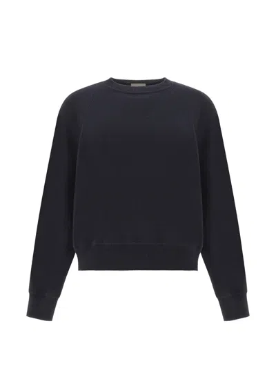 Paul & Shark Raglan-sleeve Crewneck Sweater In Blue