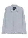 Paul & Shark Re-130 High-density Shacket In Gray