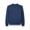 Paul & Shark Re-wool Crewneck Sweater In Blue
