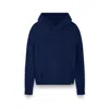 Paul & Shark Re-wool Hoodie In Blue