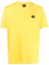 Paul & Shark Regular Fit Cotton T-shirt In Yellow