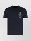 Paul & Shark Regular Fit Cotton T-shirt With Chest Pocket In Black