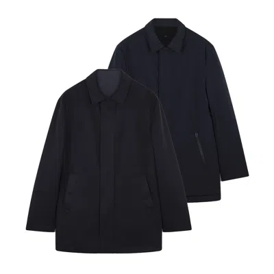 Paul & Shark Reversible Carcoat In Cashmere And Typhoon® In Black
