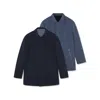 Paul & Shark Reversible Cashmere Carcoat In Multi