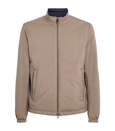 Paul & Shark Reversible Eclisse Typhoon Platinum Jacket In Multi