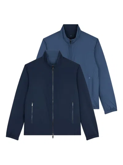 Paul & Shark Reversible Jacket In Blue