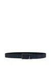 Paul & Shark Reversible Suede Belt In Brown