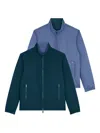 Paul & Shark Reversible Typhoon® Platinum Jacket In Blue