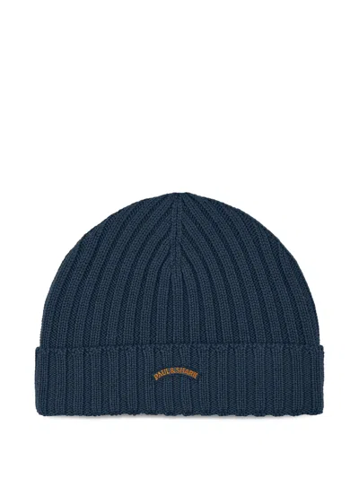 PAUL & SHARK RIBBED BEANIE HAT