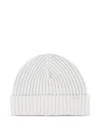 Paul & Shark Soft Cool Touch Wool Beanie In White
