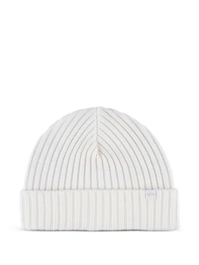 PAUL & SHARK RIBBED BEANIE HAT