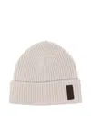 Paul & Shark Ribbed-knit Beanie In White