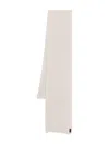 Paul & Shark Ribbed-knit Scarf In White
