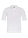 Paul & Shark Short-sleeved Polo Shirt In White