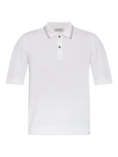 PAUL & SHARK RIBBED POLO SHIRT