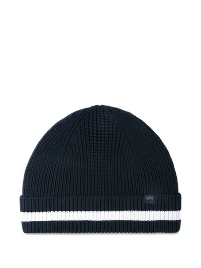 PAUL & SHARK RIBBED WOOL BEANIE