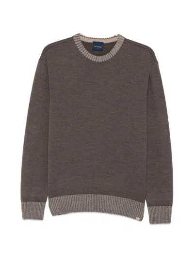 Paul & Shark Ribbed-trim Virgin-wool Sweater In Multi